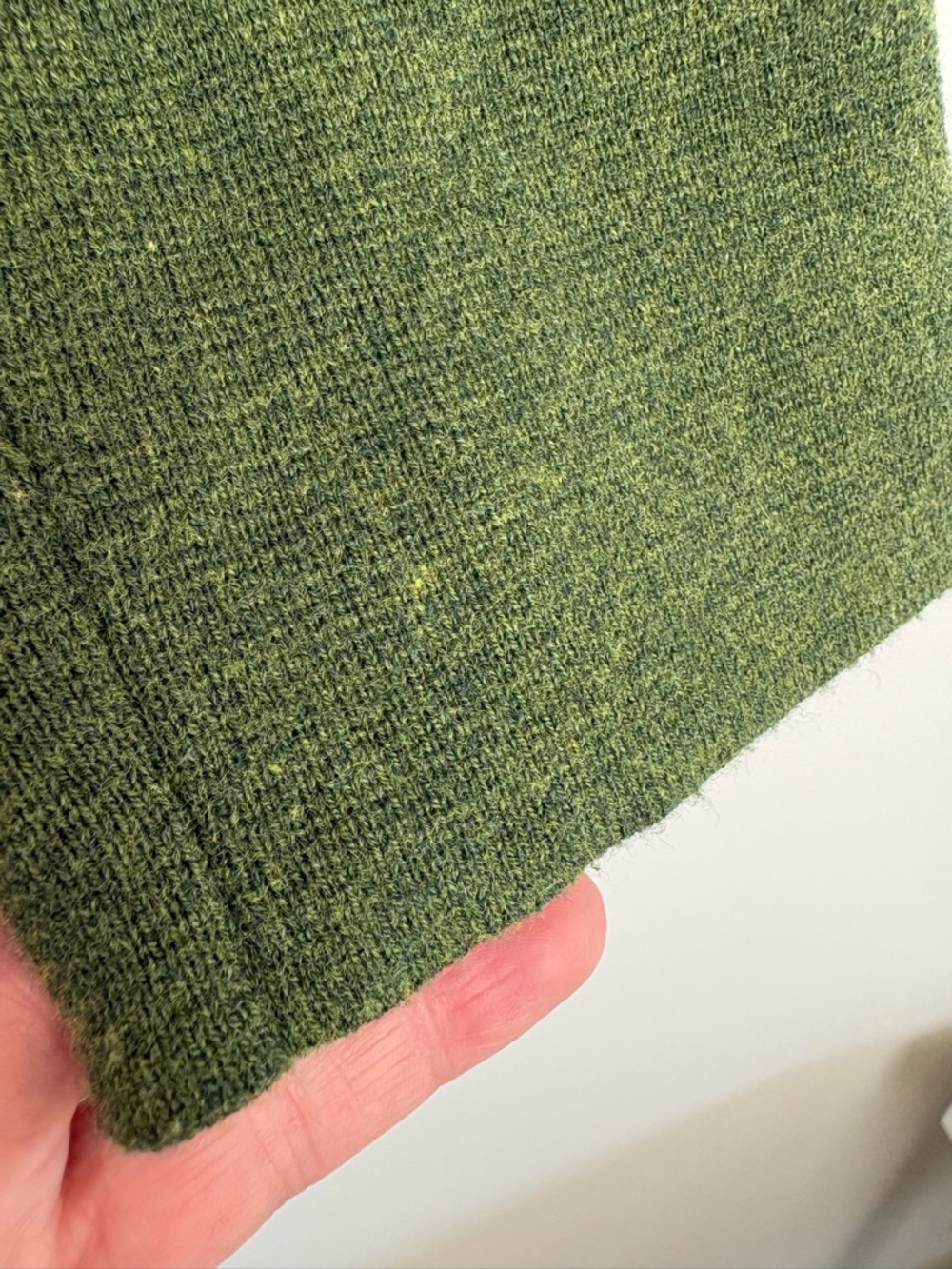 J. Crew Forest Green Crewneck Cardigan Cotton/Wool/Poly blend size Small - Picture 8 of 13